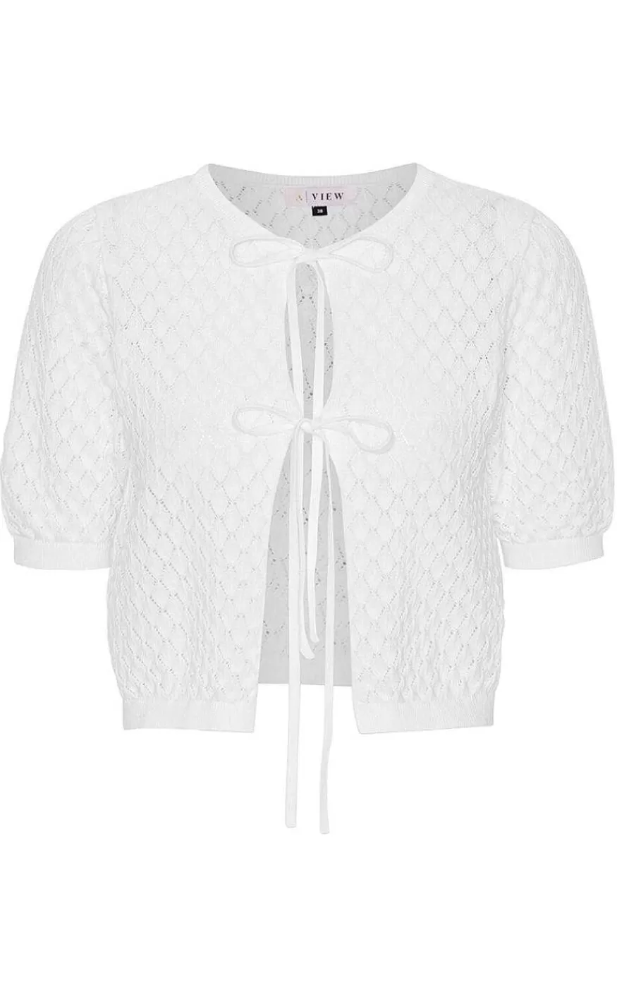 A-view Cardigan - Paloma - White Outlet