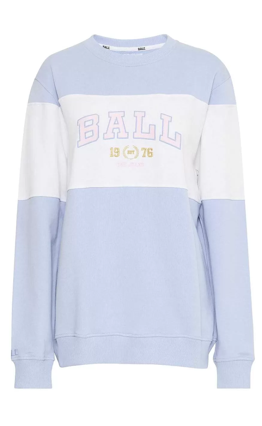 BALL Original Sweatshirt - J. Montana - Creamy Blue Online