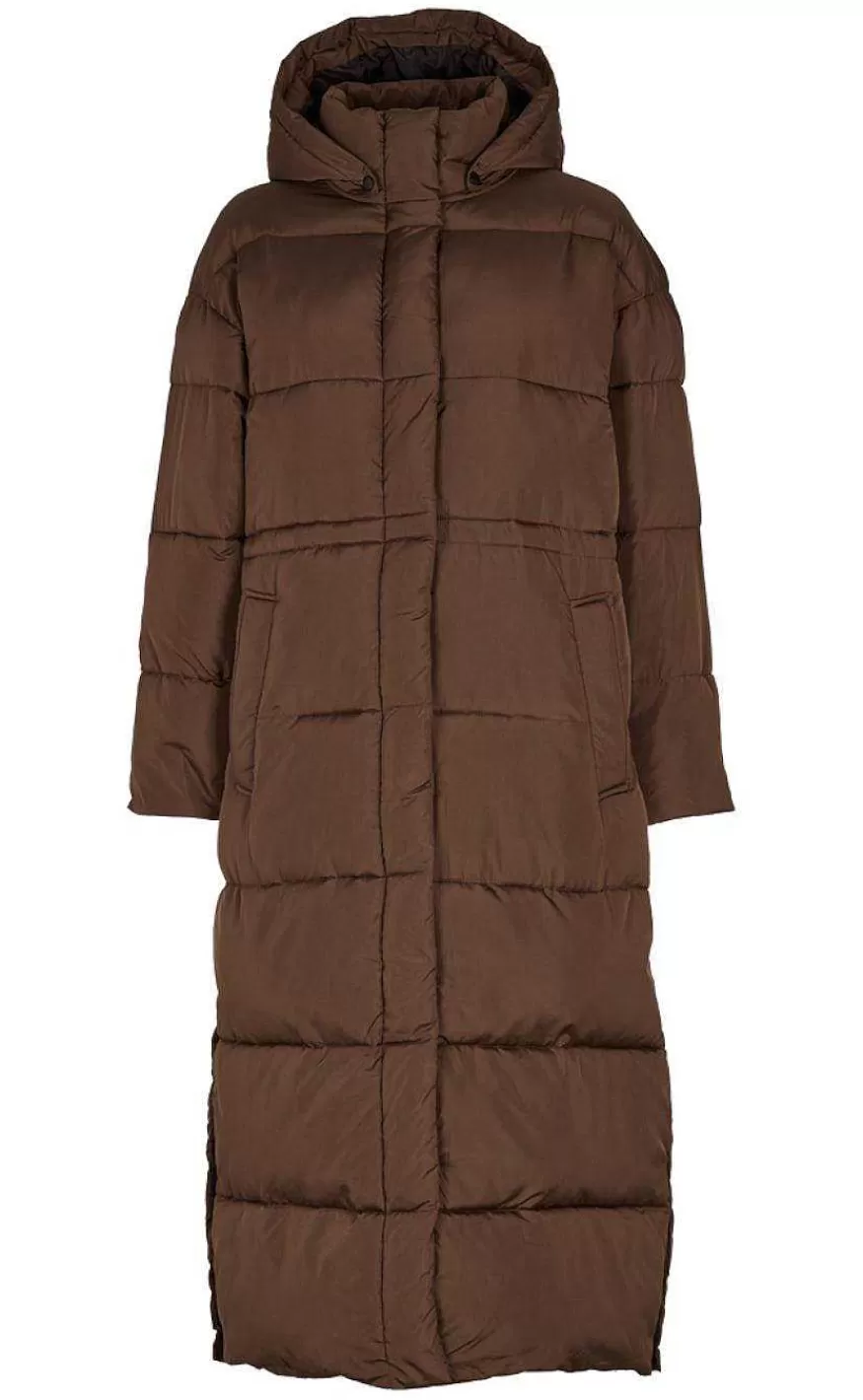 Basic Apparel Jakke - Dagmar Coat - Chocolate Hot