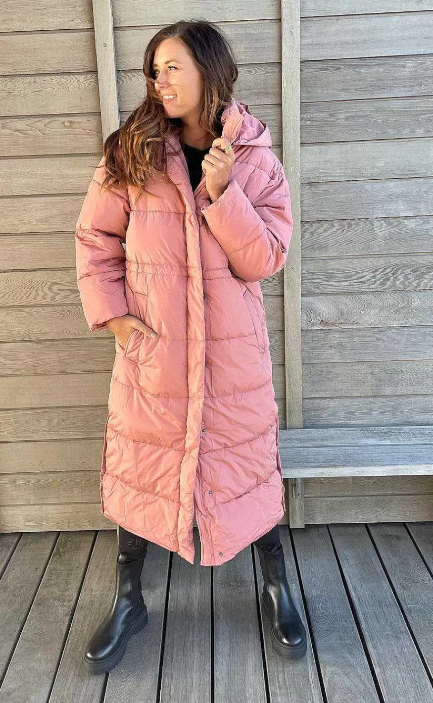 Basic Apparel Jakke - Dagmar Coat - Old Rose Shop