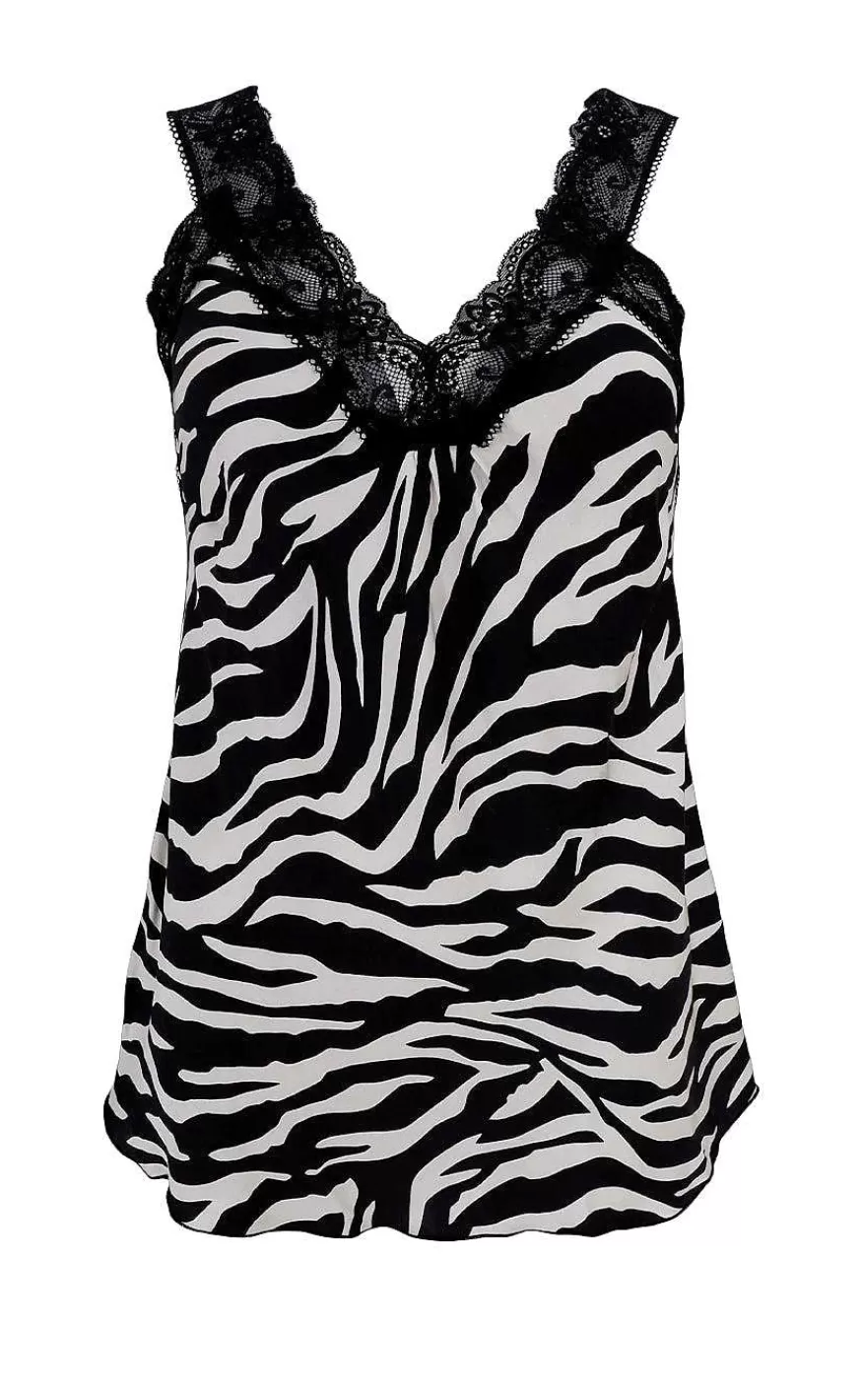 Black Colour Top - Bea - Zebra Fashion