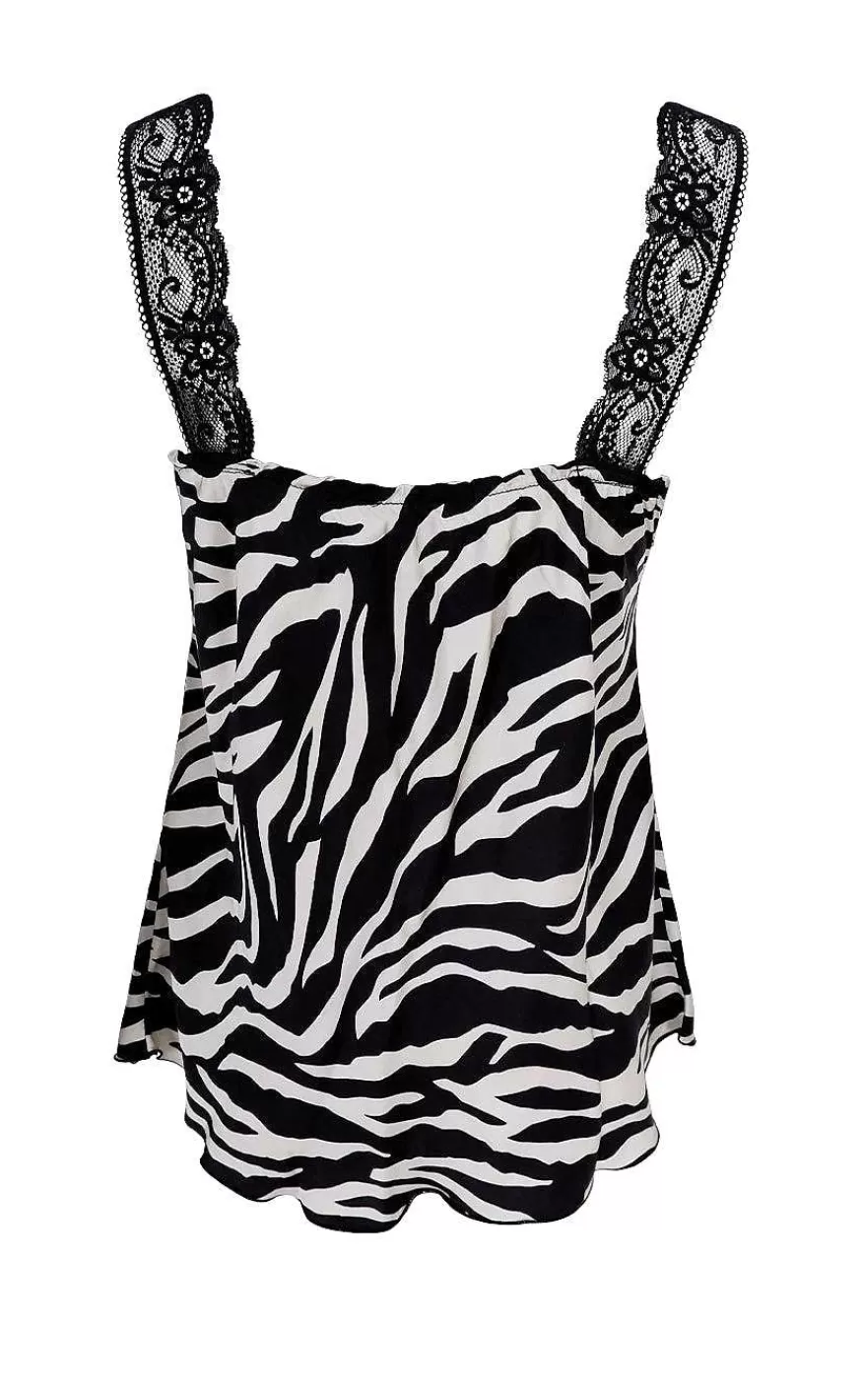 Black Colour Top - Bea - Zebra Fashion