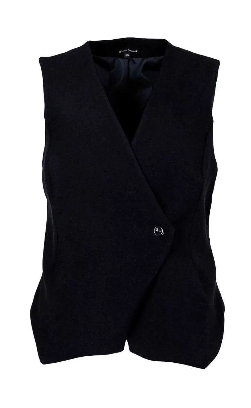 Black Colour Vest - Chicago - Black Best