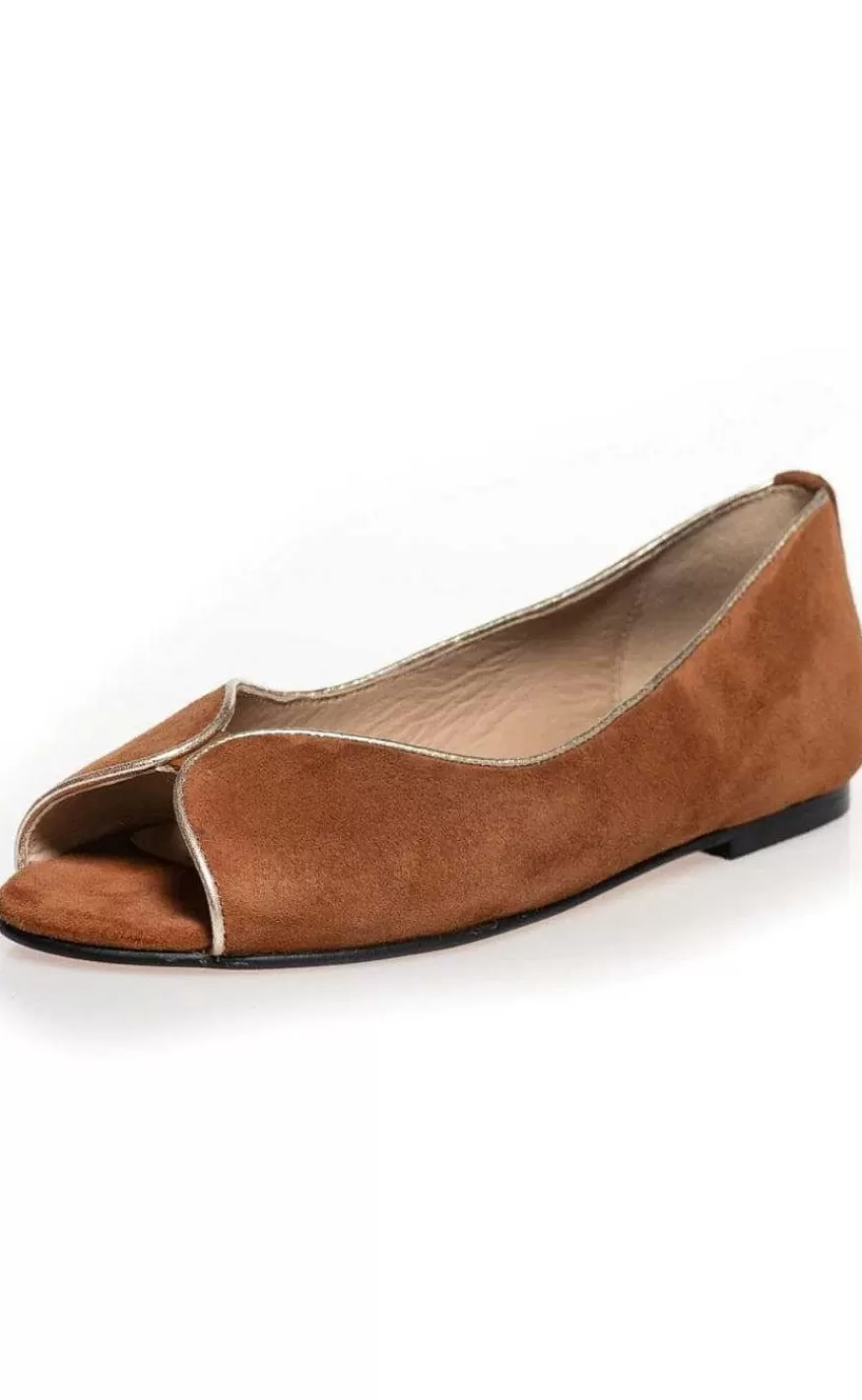 Copenhagen Shoes Ballerina - Like A Melody - Cognac Sale