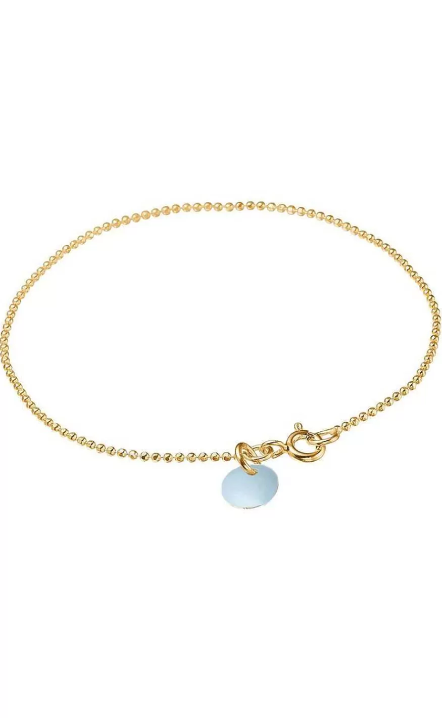 ENAMEL Copenhagen Armband - Ball Chain - Icy Blue Fashion