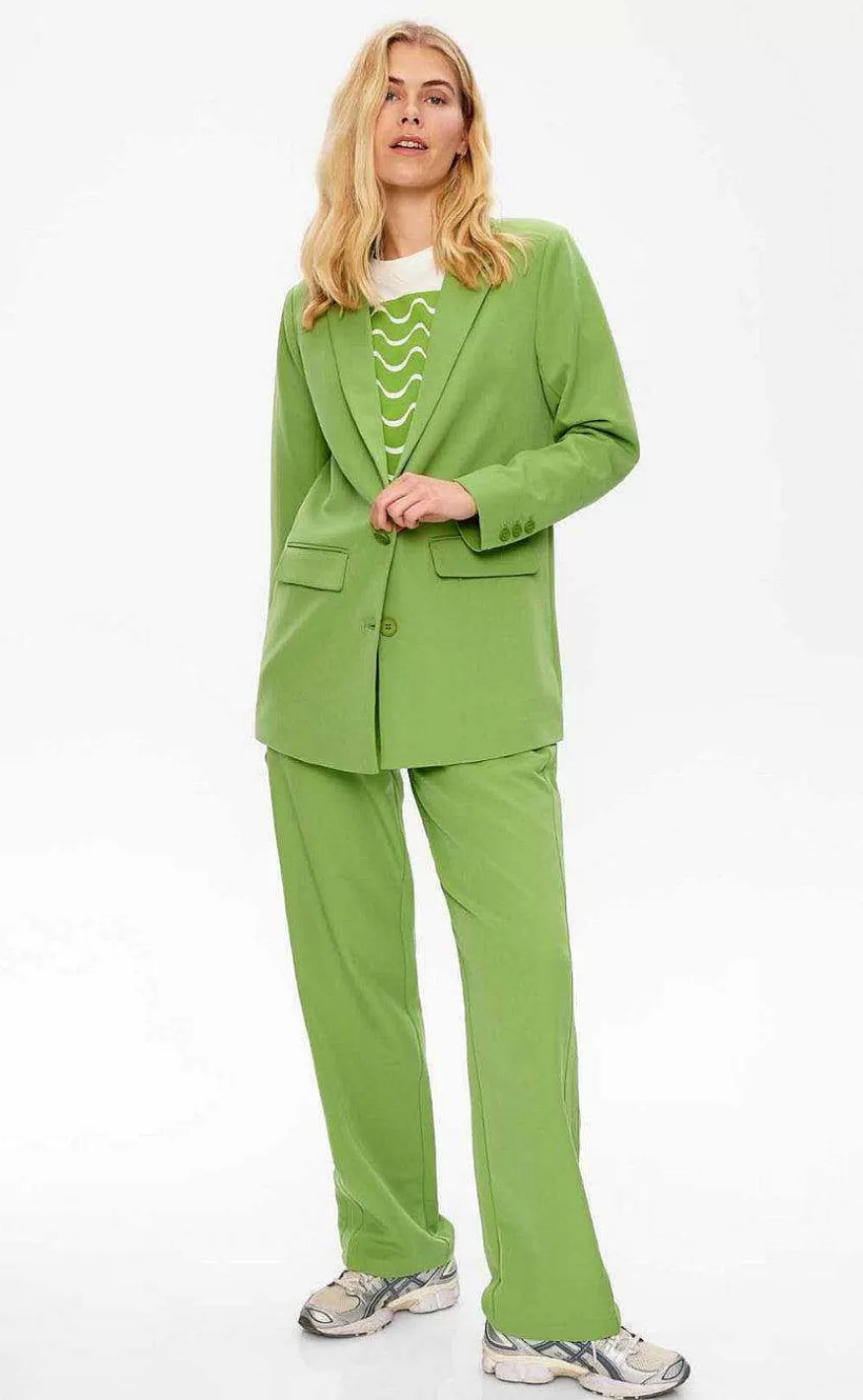 FreeQuent Blazer - Lenna - Piquant Green W. Olive Night Discount