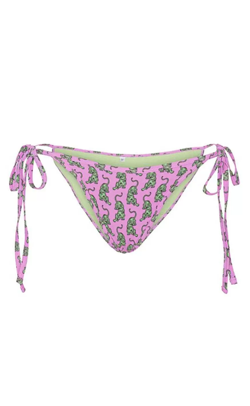 HunKøn Hunkon Bikini Underdel - Wilma - Pink Tiger Art Print Outlet