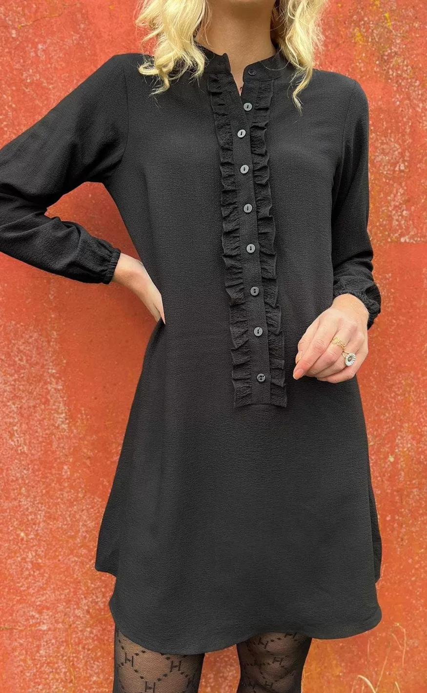 INA Copenhagen Kjole - Florina - Black Best Sale