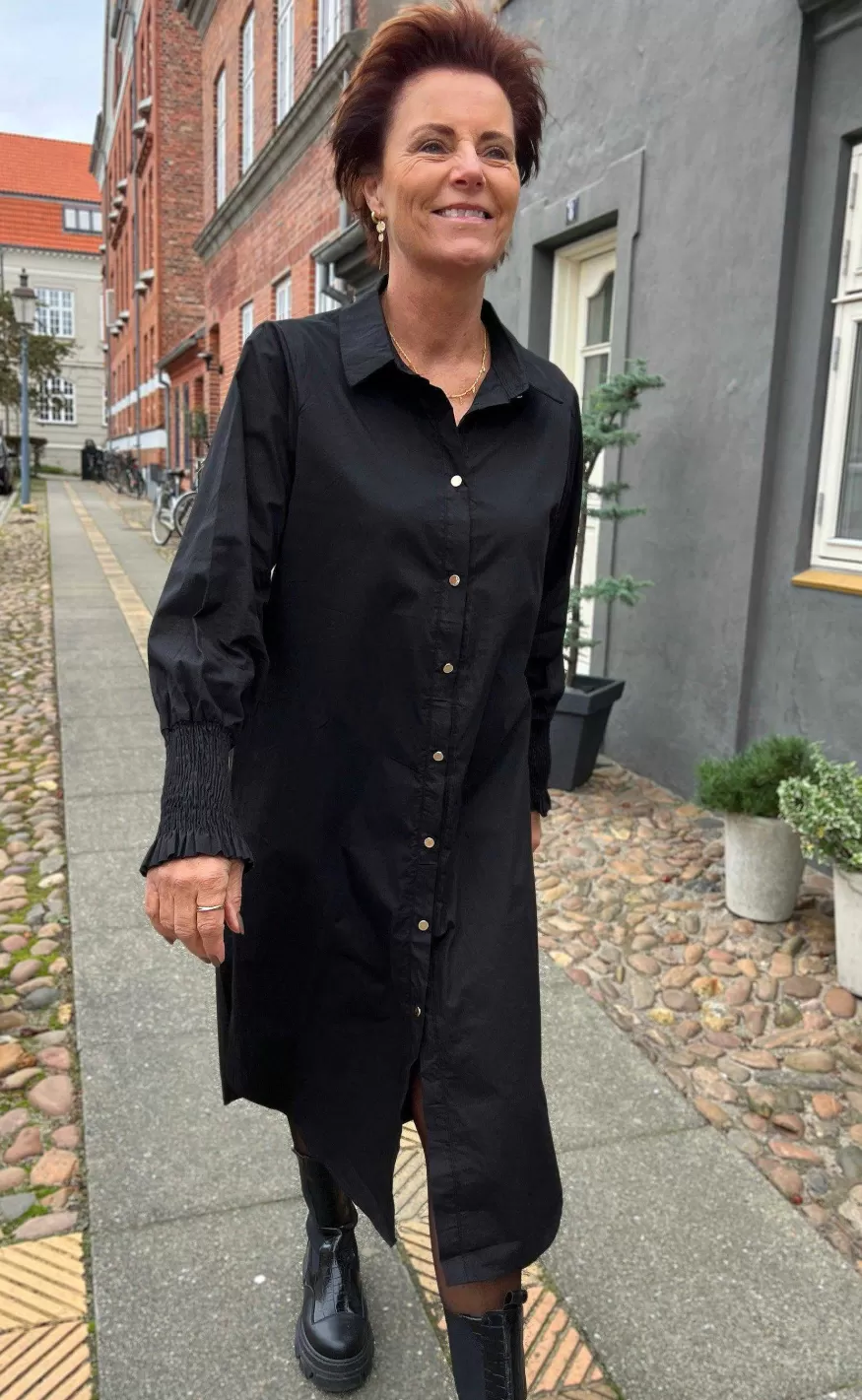 INA Copenhagen Kjole - Vera - Black Outlet