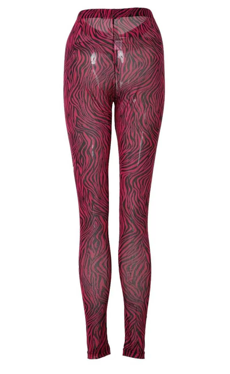 INA Copenhagen Leggings - Sofia - Pink Zebra Cheap