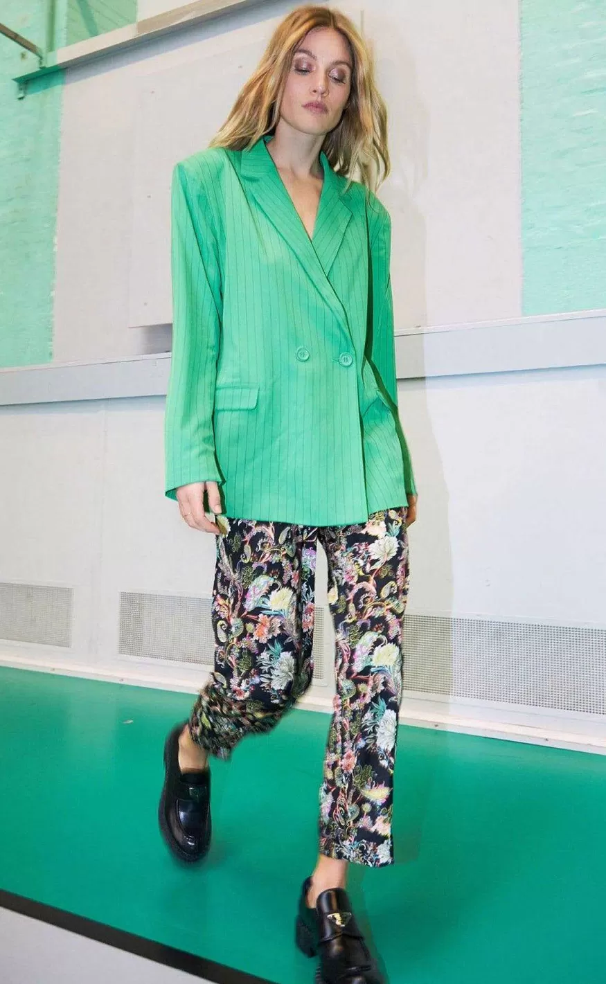 Lollys Laundry Blazer - Jolie - Green Sale