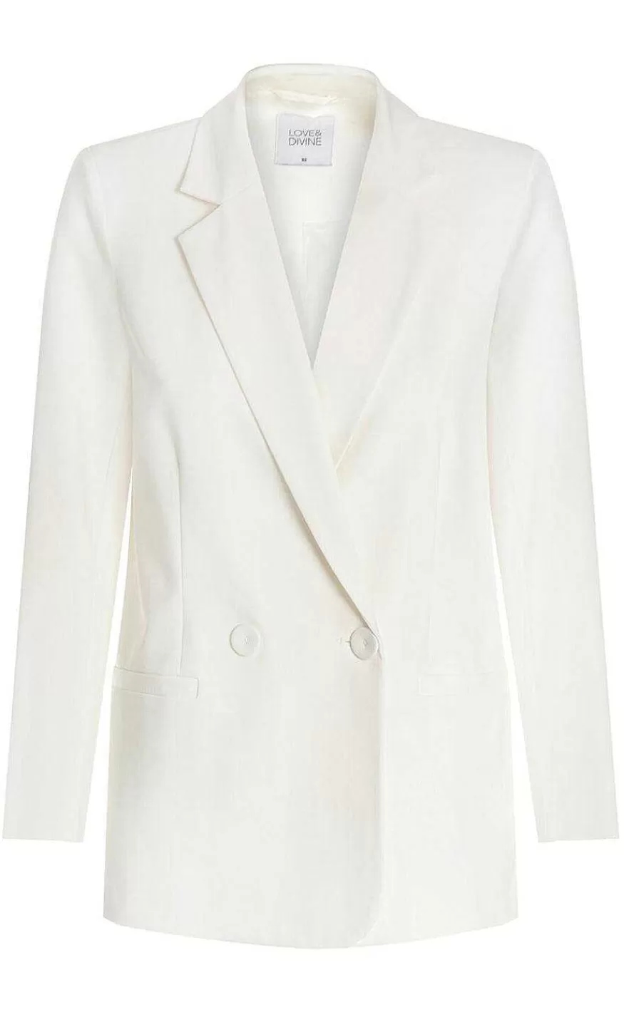 LOVEu0026DIVINE Love & Divine Blazer - Love590 - Cream Flash Sale