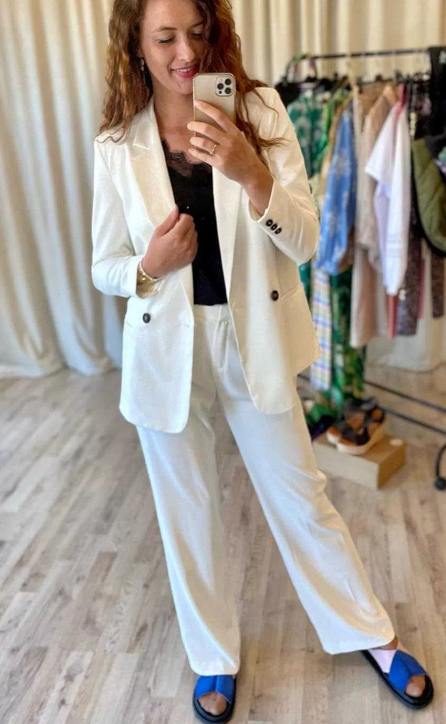 LOVEu0026DIVINE Love & Divine Blazer - Love590 - Cream Store