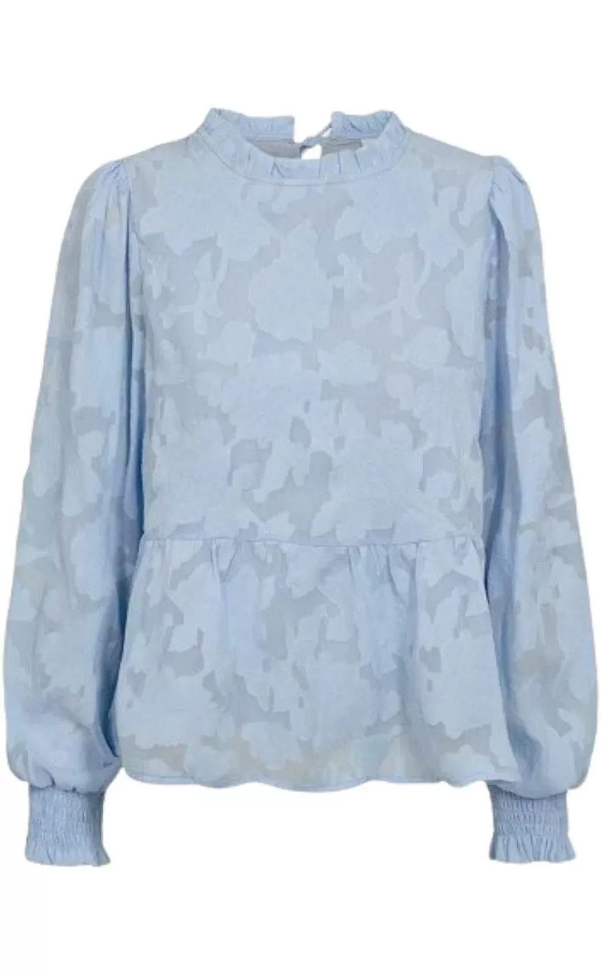 Moves Bluse - Kamill - Placid Blue Hot