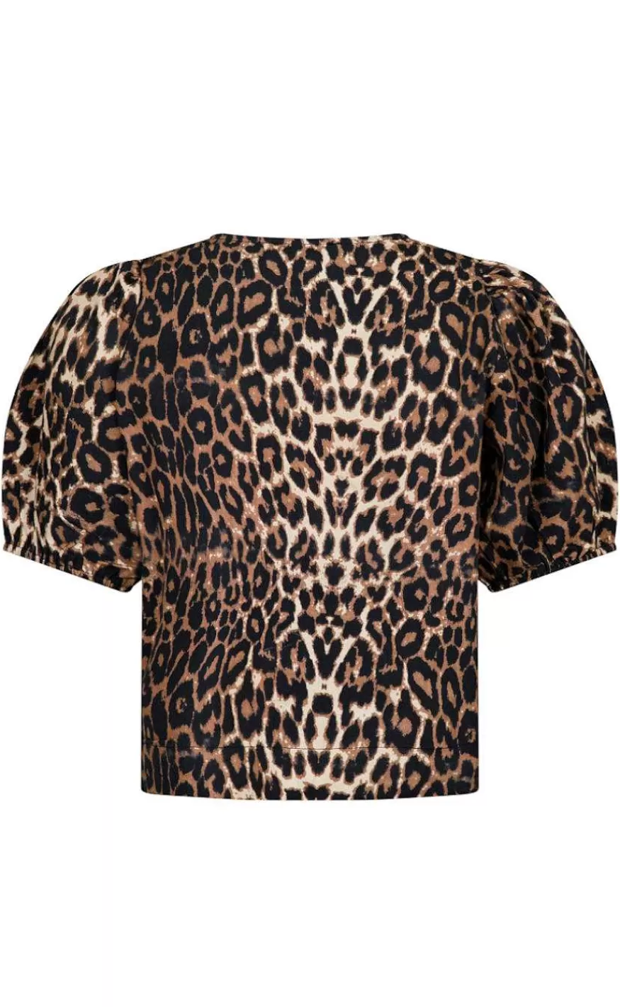 NEO NOIR Bluse - Bianca - Leopard Cheap