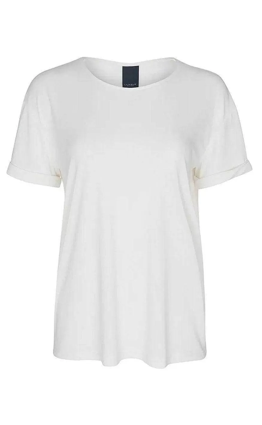 One Two Luxzuz - Karin T-Shirt - Cream Outlet