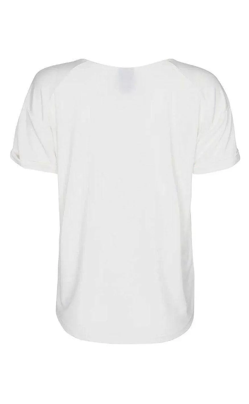 One Two Luxzuz - Karin T-Shirt - Cream Outlet