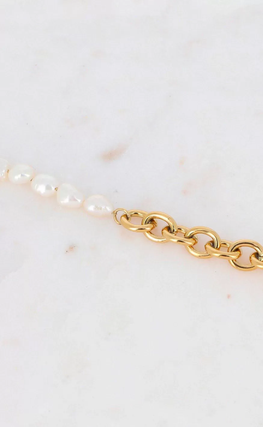 Smykkeli Copenhagen Armband - Paris - Gold W. Freshwater Pearls Clearance