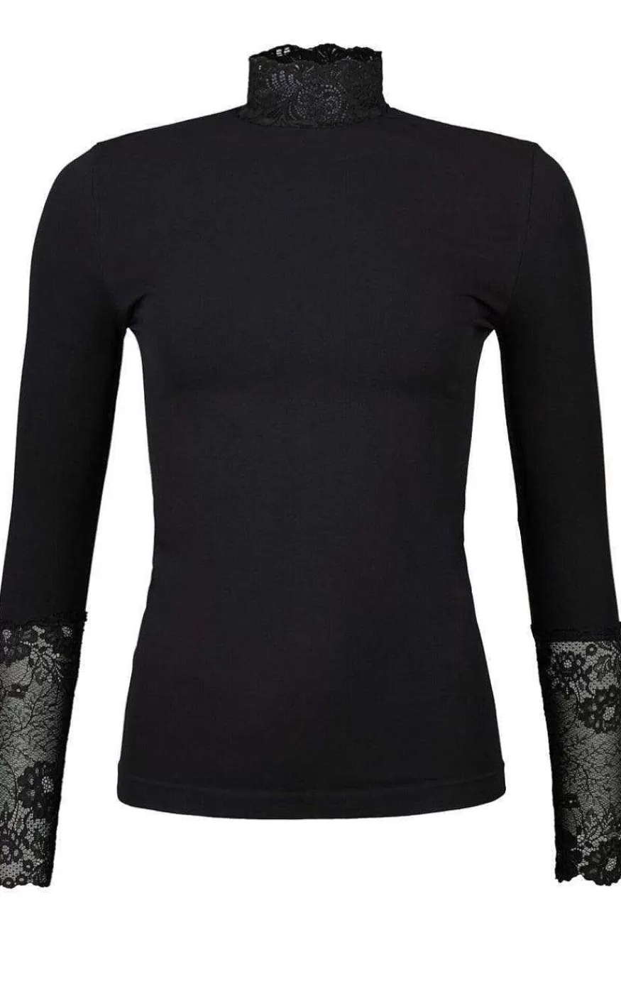 TIM u0026 SIMONSEN Tim & Simonsen Bluse - Abby - Black Discount