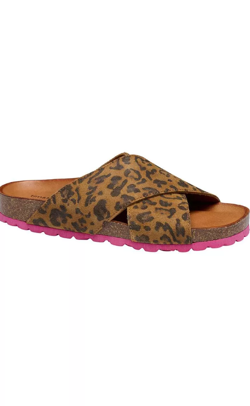 TIM u0026 SIMONSEN Tim & Simonsen Sandaler - Annet Leopard - Whisky-Fucsia Fashion