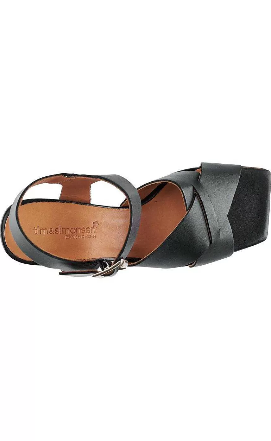 TIM u0026 SIMONSEN Tim & Simonsen Sandaler - Carla - Napa Negro Hot