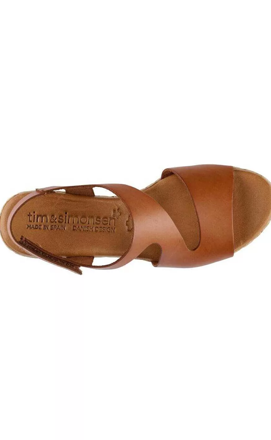 TIM u0026 SIMONSEN Tim & Simonsen Sandaler - Katia - Cuero Hot