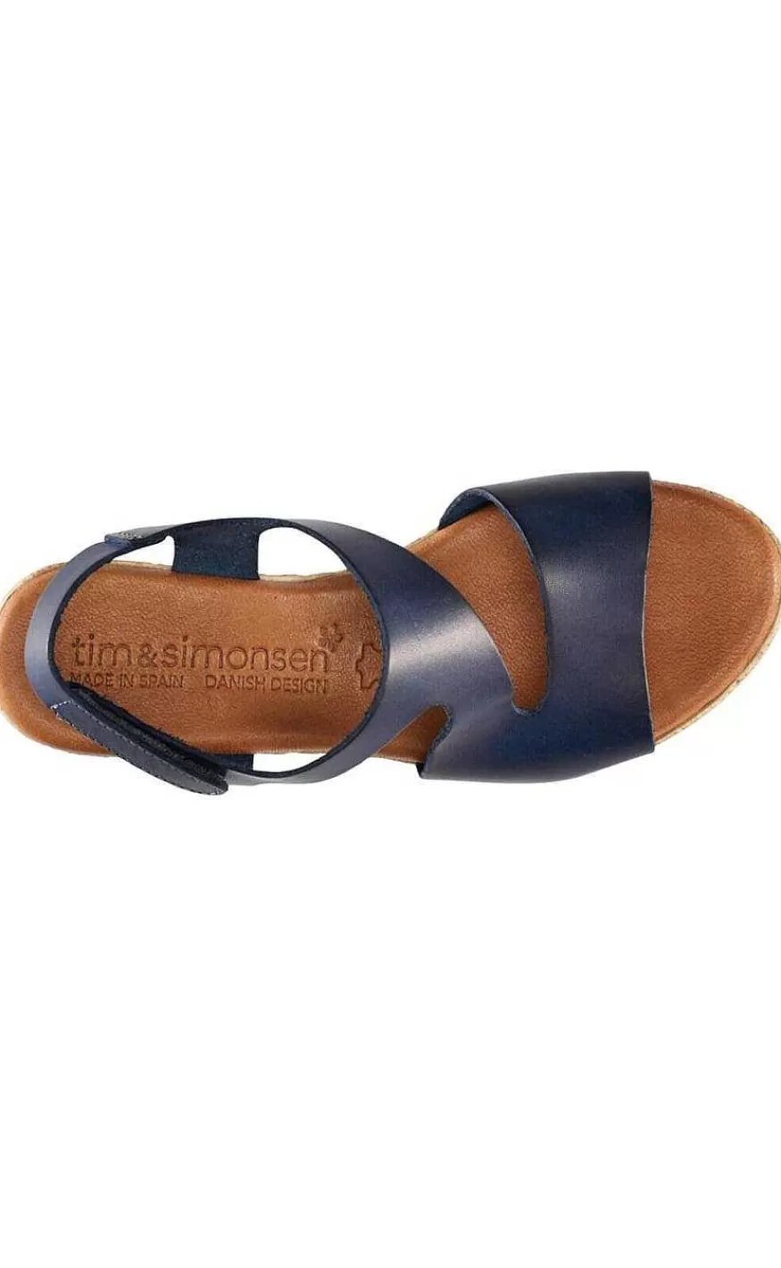 TIM u0026 SIMONSEN Tim & Simonsen Sandaler - Masha - Azul Blue Best Sale