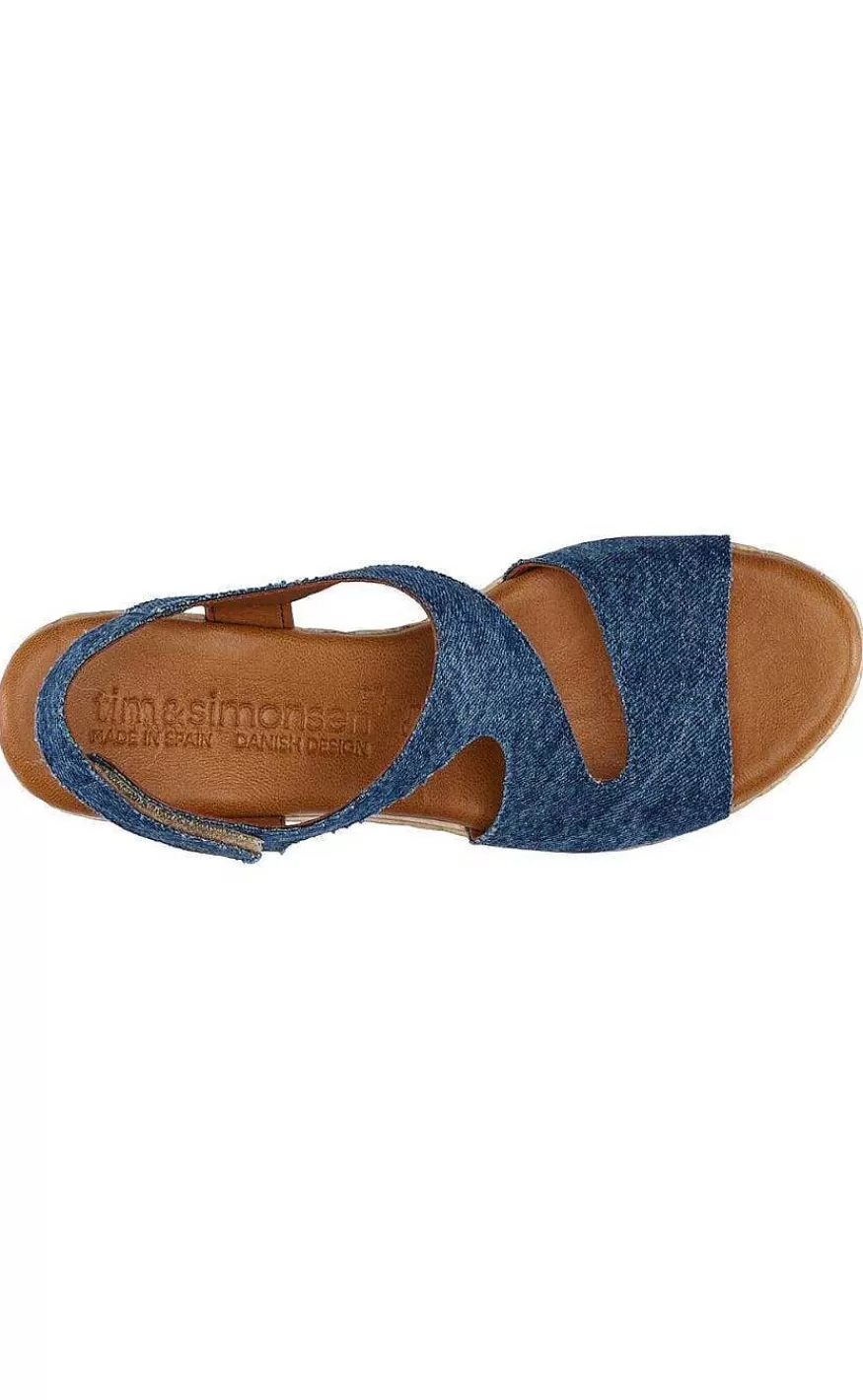 TIM u0026 SIMONSEN Tim & Simonsen Sandaler - Masha - Jeans Denim Lavado Best