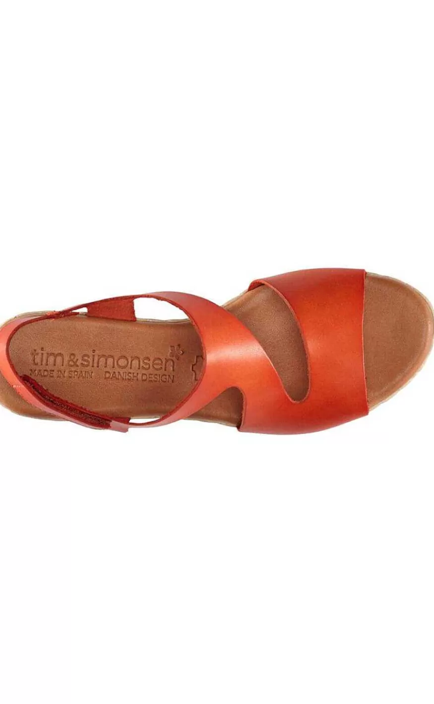 TIM u0026 SIMONSEN Tim & Simonsen Sandaler - Masha - Orange Outlet