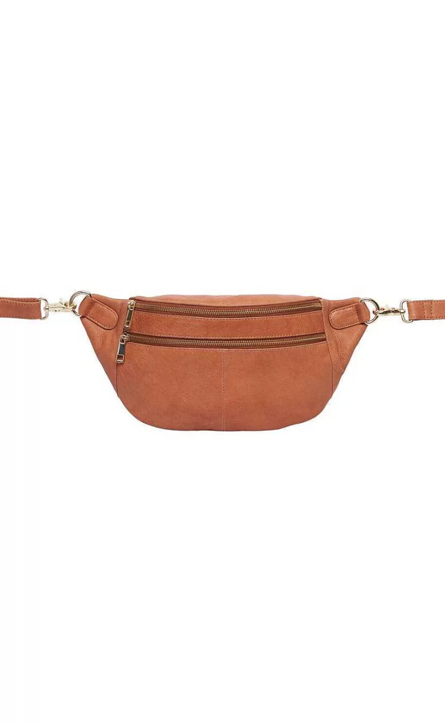 TIM u0026 SIMONSEN Tim & Simonsen Taske - Astrid Bumbag - Cognac Sale