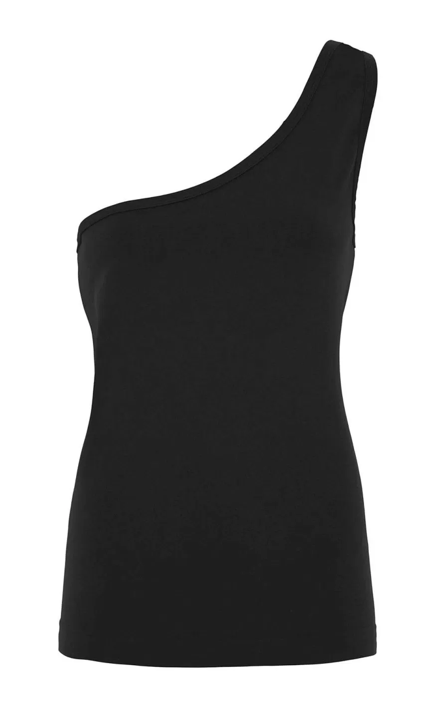 TIM u0026 SIMONSEN Tim & Simonsen Top - Ellen Off Shoulder - Nero Hot