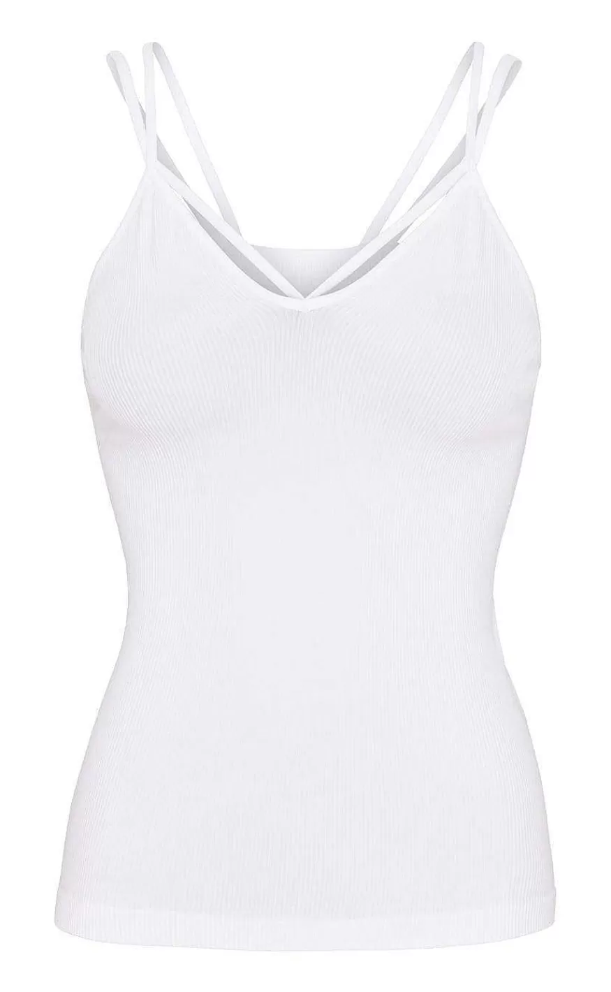 TIM u0026 SIMONSEN Tim & Simonsen Top - Jennifer - White Best Sale