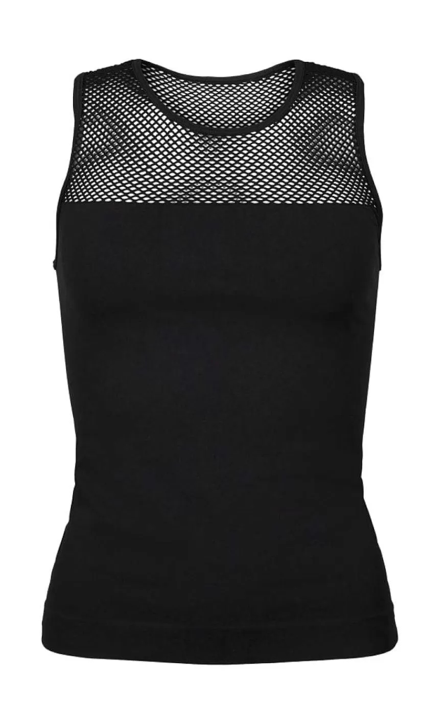 TIM u0026 SIMONSEN Tim & Simonsen Top - Lea Mesh - Black Outlet