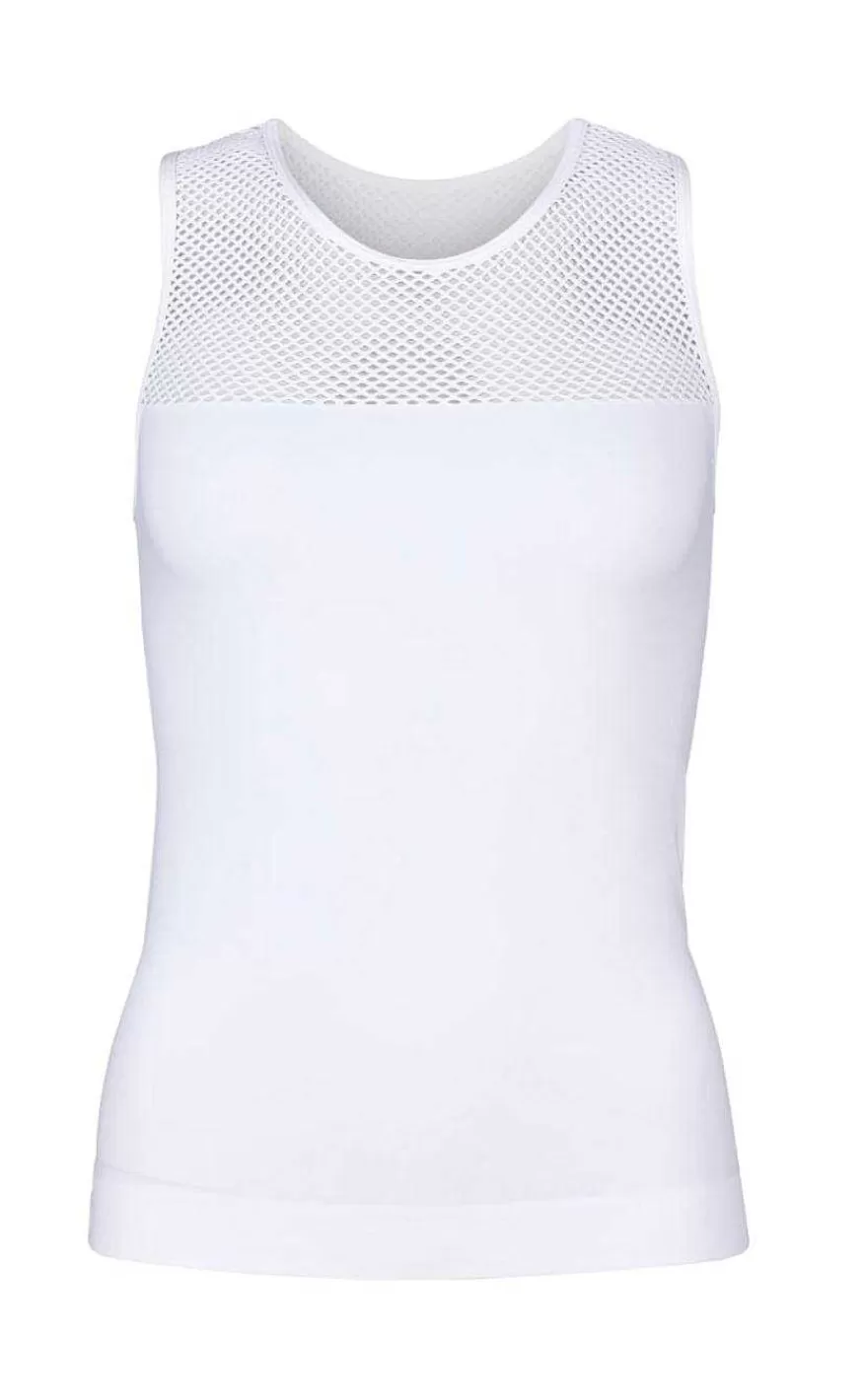 TIM u0026 SIMONSEN Tim & Simonsen Top - Lea Mesh - White New